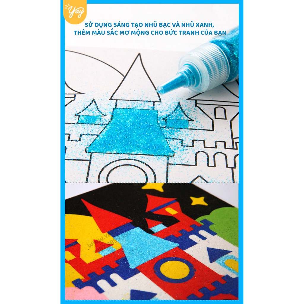 Tranh Cát Nghệ Thuật cho trẻ từ 3 tuổi - Joan Miro