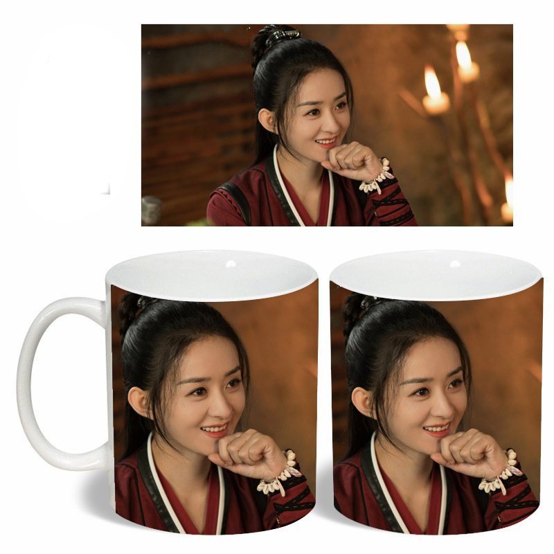 Ly cốc sứ in hình VƯƠNG NHẤT BÁC TRIỆU LỆ DĨNH phim HỮU PHỈ dễ thương tiện lợi