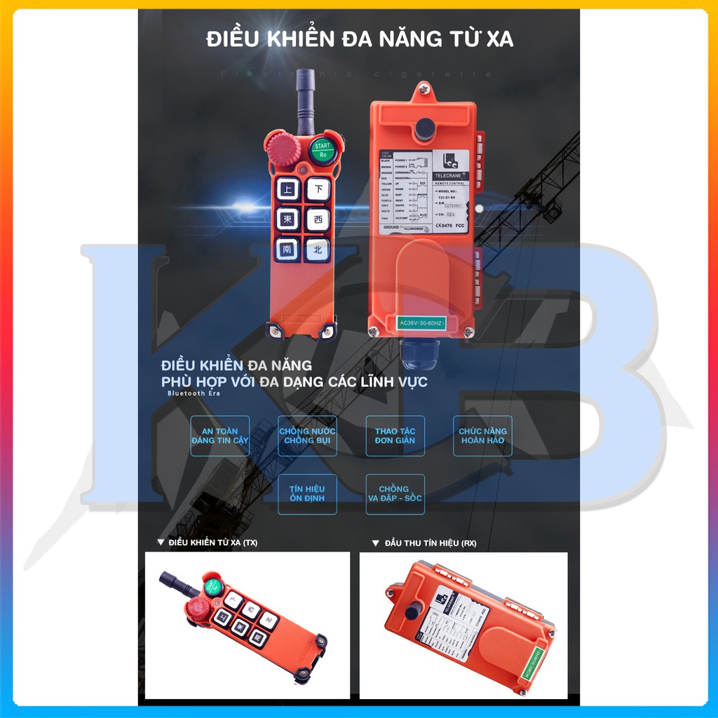 Điều khiển từ xa công nghiệp F21 - E1B KCB