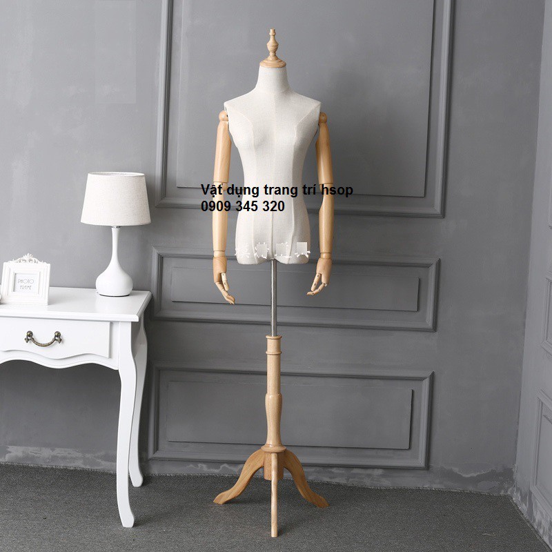 Manocanh Nữ Tay Gỗ Thật Cao Cấp