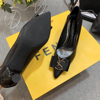 Giày Cao Gót YS 7cm Da Mềm Fullbox - Size 34/39