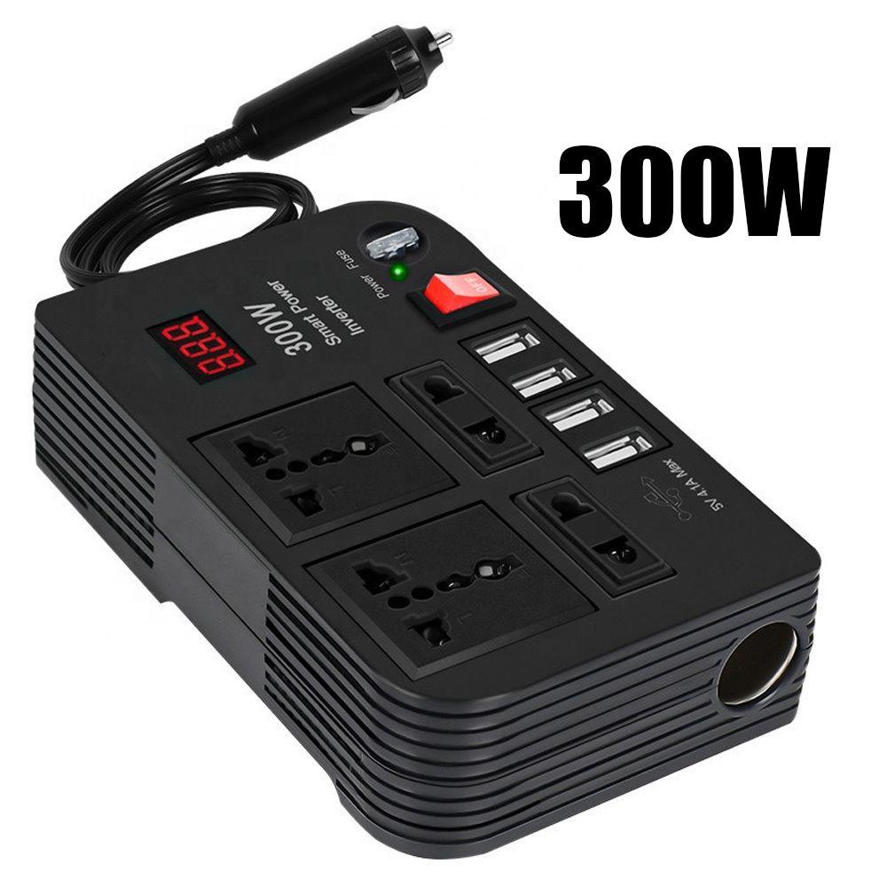 BTLIMER Ổ CắM 4 ĐầU USB 300W Cho Xe Hơi