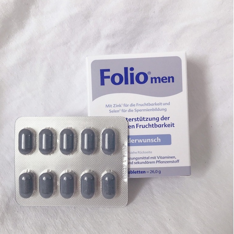 Folio Men Vitamin bổ sung Kẽm và các vi chất khác cho Nam