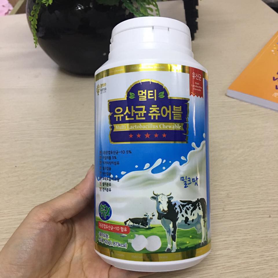 Kẹo Men Tiêu Hóa Multi Lactobacillus Chewable
