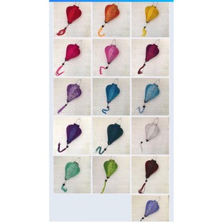 10 đèn lồng 30cm lụa to tằm