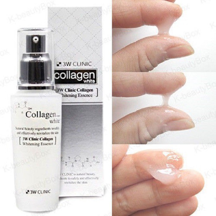 Tinh Chất Làm Trắng Da Collagen Whitening Essence 3W Clinic