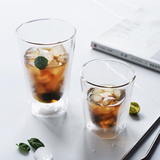 Ly thuỷ tinh 2 lớp