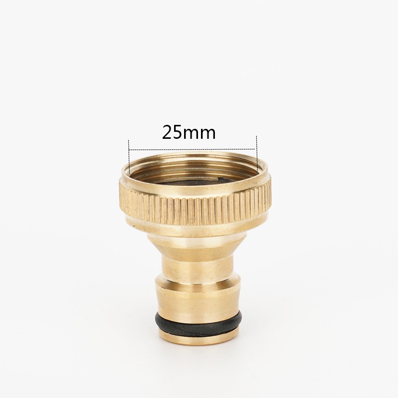 Đầu Nối Vòi Nước 1 / 2 "3 / 4" Bằng Đồng Thau 16mm