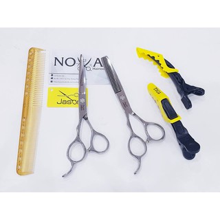 Kéo cắt tóc tay trái màu trắng