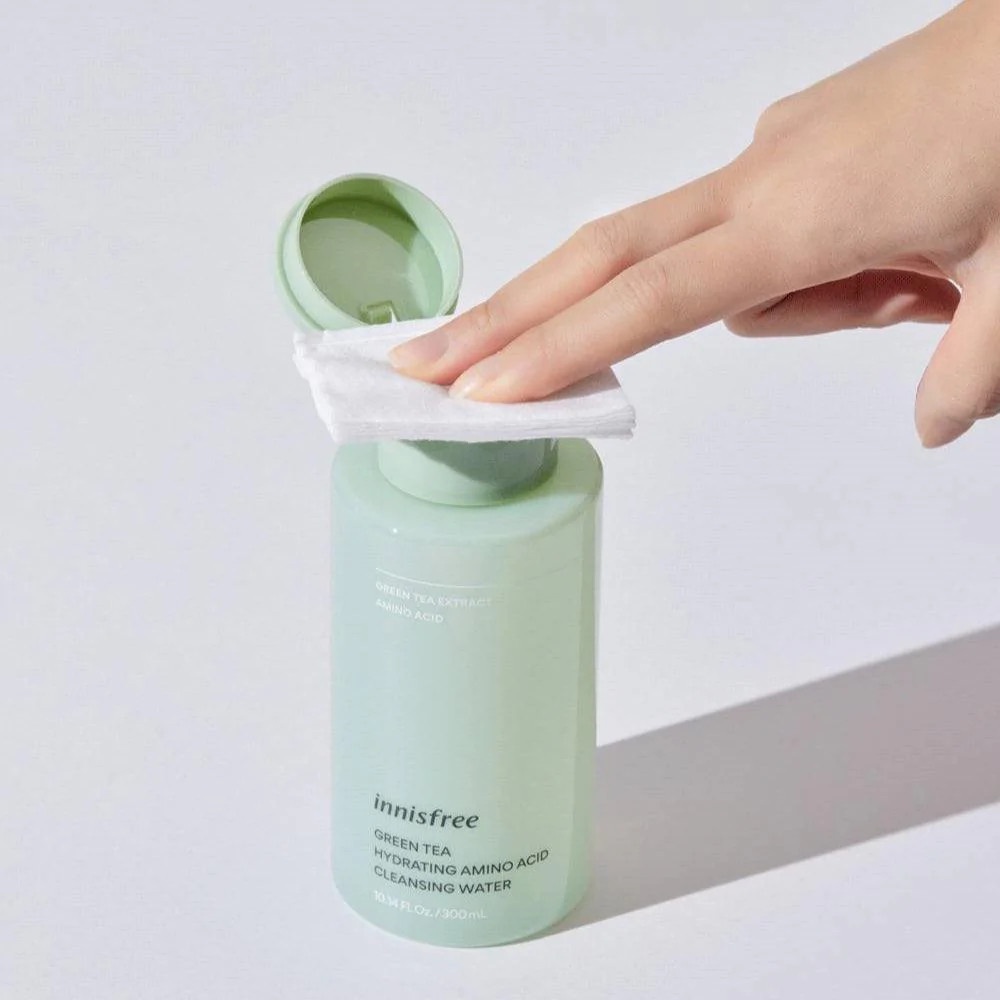 Nước Tẩy Trang Trà Xanh Innisfree Green Tea Hydrating Amino Cleansing Water 300ml