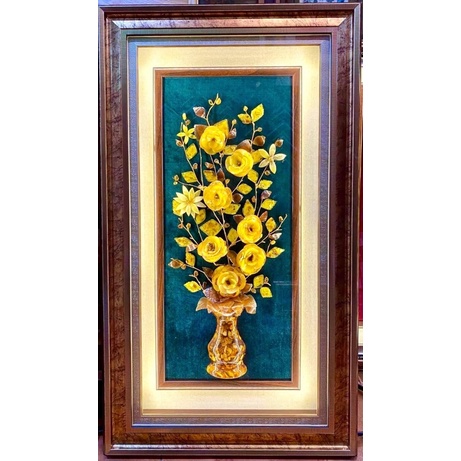 Tranh hổ phách tự nhiên của Nga 95 x 55cm [Russian mart Linh Sơn]