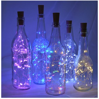 [KÈM SẴN PIN] Đèn Đom Đóm Nút Chai Fairylight Trang Trí Giáng Sinh, Noel Dễ Thương