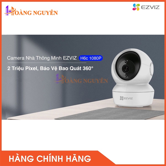 Camera H6C EZVIZ 1080P 2MP WiFi Không Dây &lt; Đàm thoại hai chiều &lt; Theo dõi tự động thông minh Smart tracking