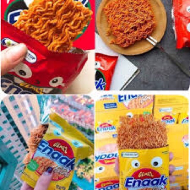 Lẻ 1 Gói Mỳ Enaak - Snack Mỳ Tôm Ăn Sống