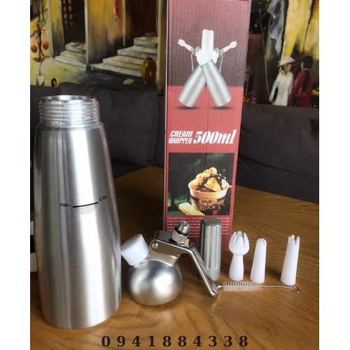 Bình Xịt Kem Tươi Cream Whipper 500ML.