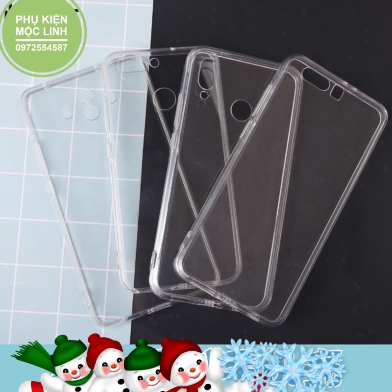 Ốp Huawei  Nova21 / Nova31 / Y7Pro / Nova3 / Nova3i / Y92019 / Y7Pro2019 / Y9Prime2019 /Nova3e,…Silicon Dẻo Trong Suốt