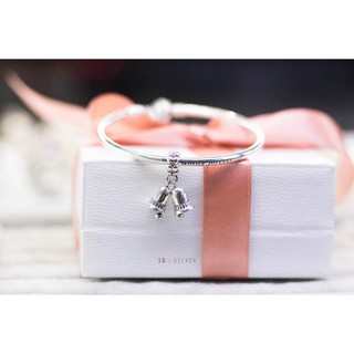 Hạt Charm bạc chuông Jingle Bell