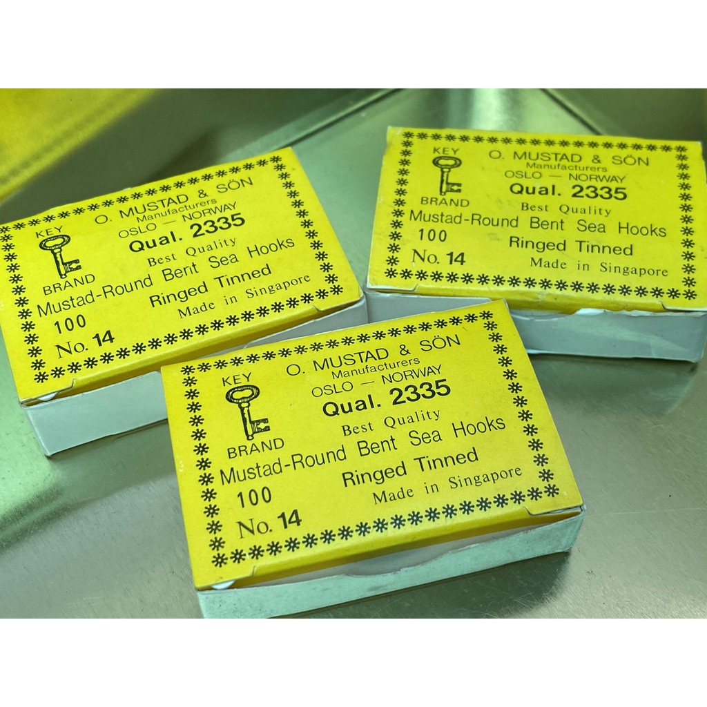 Lưỡi câu đơn Mustad 2335 size 14