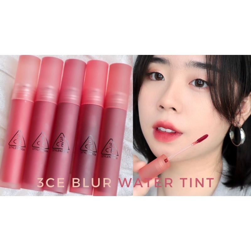 Son Tint 3CE Blur Water Tint/Son Kem Cho Viền Môi Mờ ảo Không Lem Sepia (AUTH)