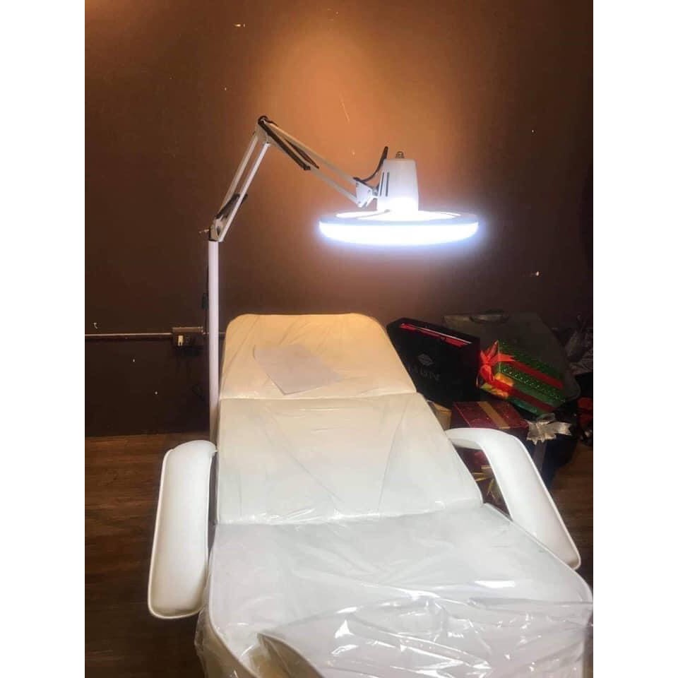 Đèn Spa Nail Phun Xăm Thẩm Mỹ Cao Cấp Đèn Trục Khuỷu, Đèn Moon- Trắng