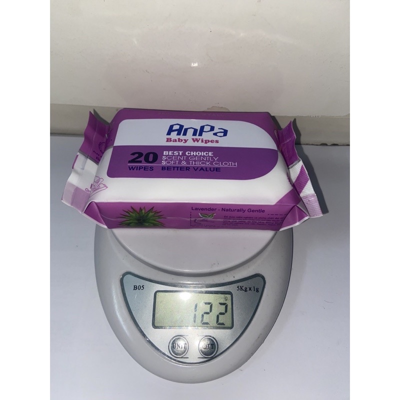 12 Gói Giấy Ướt Anpa Bỏ Túi 20 tờ