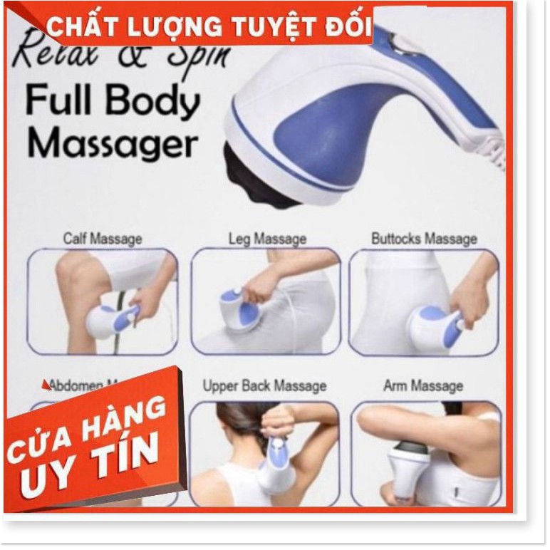 Máy mát xa cầm tay - Máy massage trị liệu đau nhức toàn thân 5 đầu Relax and t