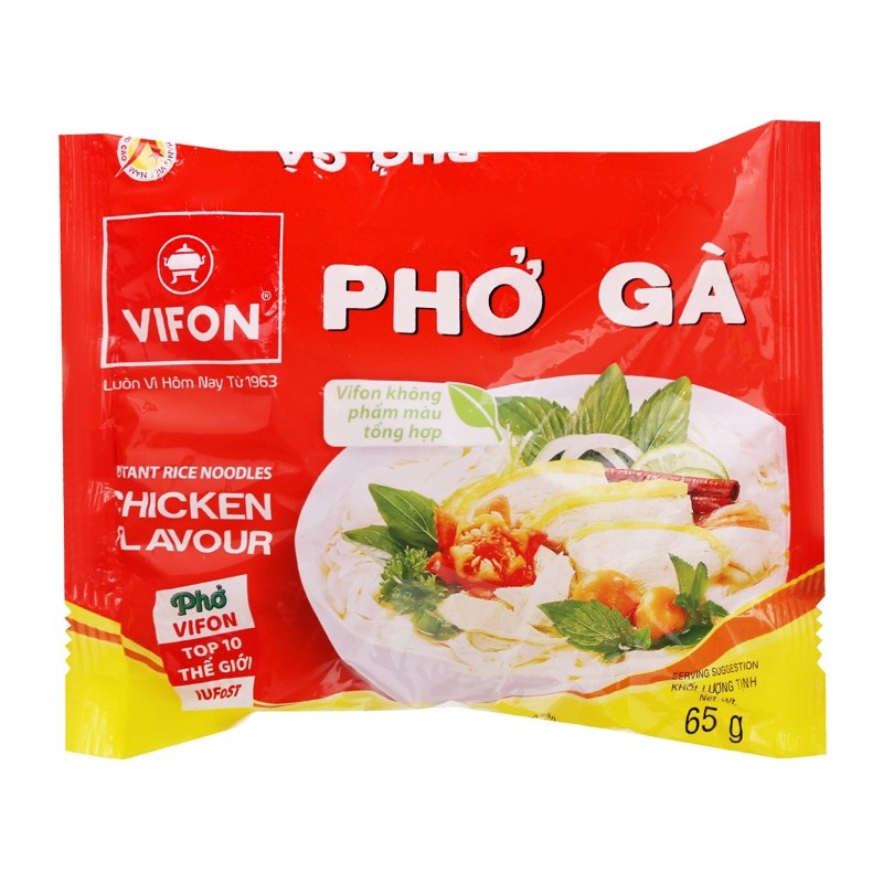 PHỞ BÒ/ PHỞ GÀ VIFON GÓI 65G