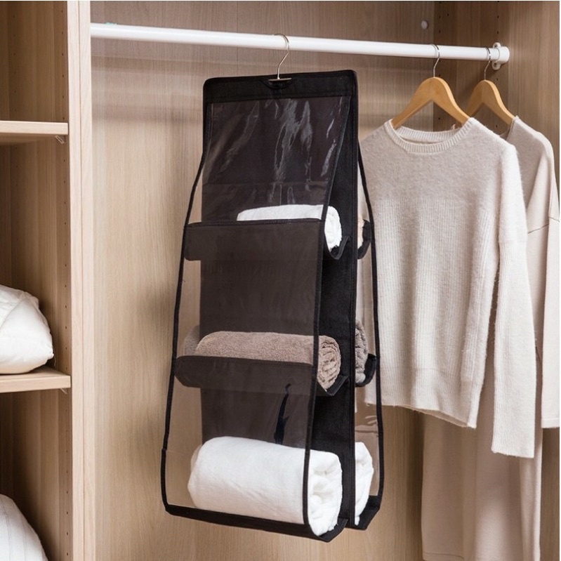 Túi bảo quản túi xách ⚡𝑭𝑹𝑬𝑬 𝑺𝑯𝑰𝑷⚡chống bụi 6 ngăn hàng chuẩn dày dặn