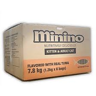 6 gói thức ăn mèo minino gói 1,3kg