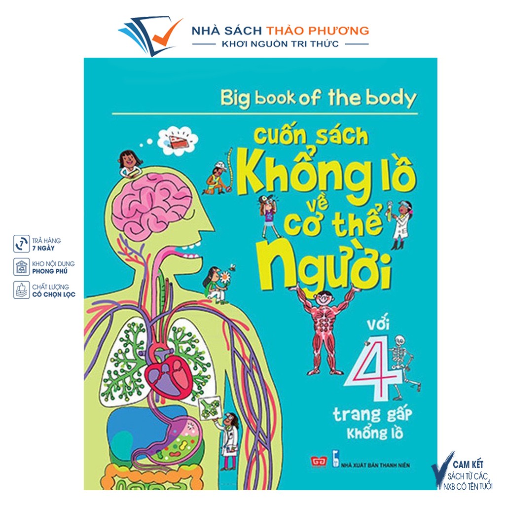Sách tương tác - Big book Cuốn sách khổng lồ về cơ thể người