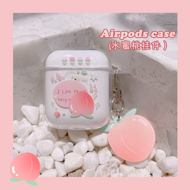 Vỏ Bảo Vệ Hộp Sạc Tai Nghe Airpods 1/2 Siêu Đáng Yêu Bằng Silicon Dẻo Vỏ bảo vệ đựng tai nghe Airpod 1/Airpod 2/Airpod pro Chống rơi, chống thấm nước và chống mưa