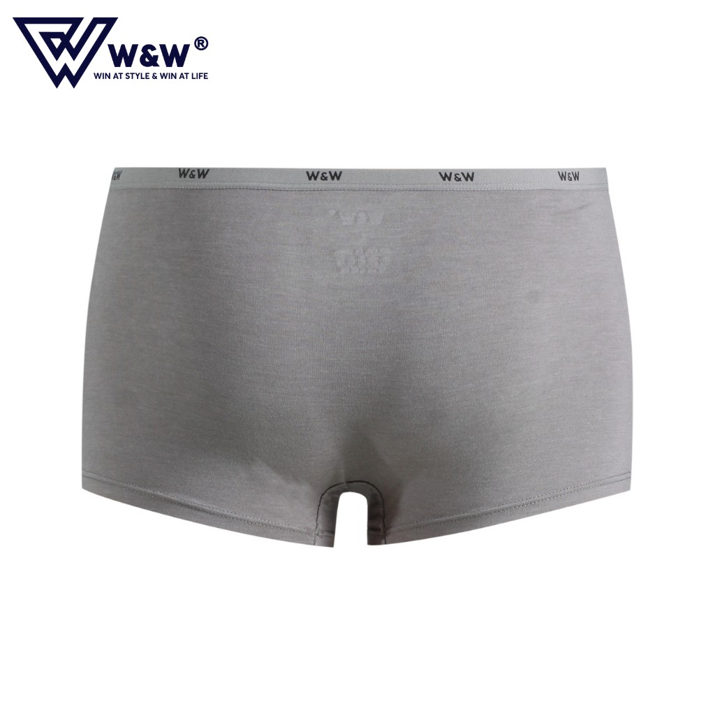 Quần Lót Nam W&amp;W Dáng Boxer Chất Liệu Cao Cấp Mềm Mịn, Đàn Hồi, Sịp Đùi Nam Kháng Khuẩn Cực Tốt WUW43