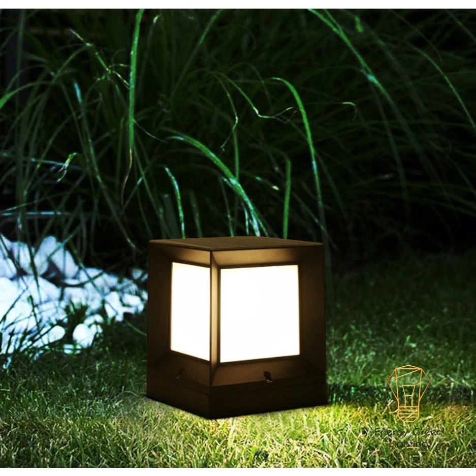 Đèn Sân Vườn Ngoài Trời Energy Green Lighting  LT-049 - Trụ Cổng Cột Đèn Hàng Rào Mái Hiên Chống Nước Cao Cấp Decor Vint
