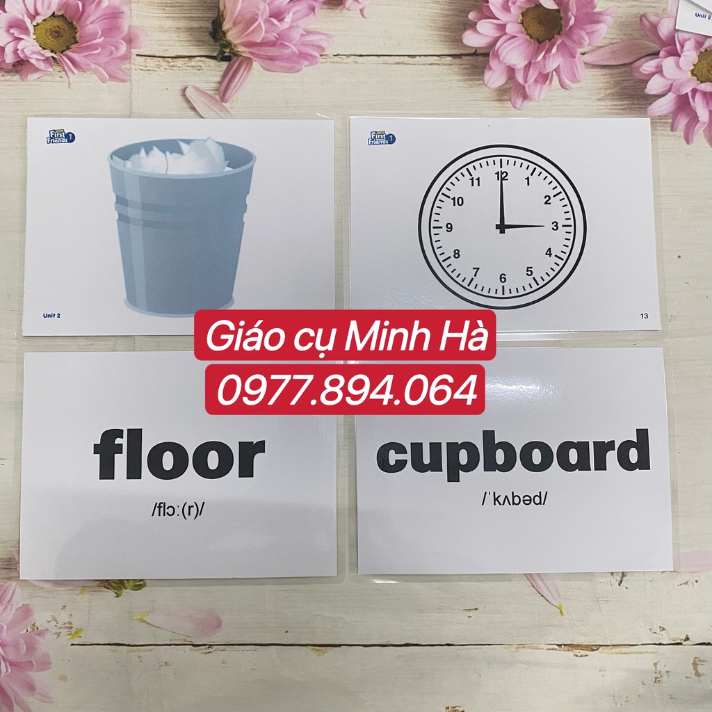 FLASHCARDS TIẾNG ANH FIRST FRIENDS LEVEL 1-2 phiên bản 2nd ép plastic