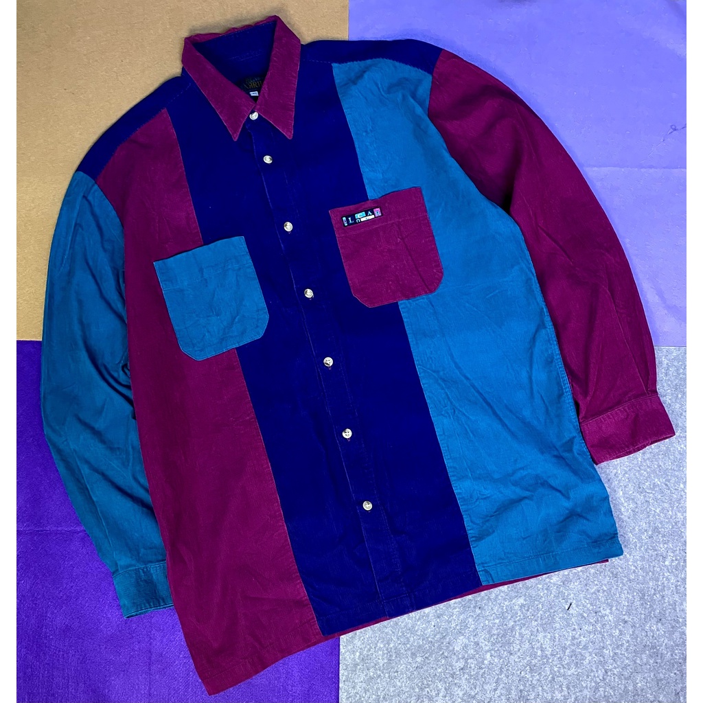 ÁO SƠ MI NHUNG TĂM 2HAND  UNISEX
