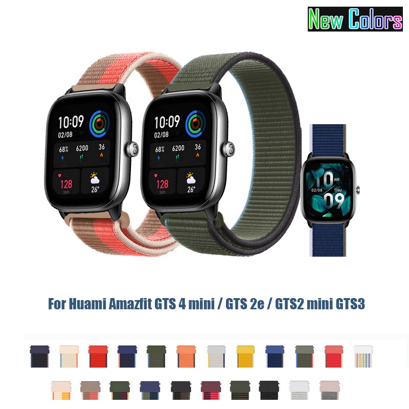 Dây Đeo Bằng Sợi Nylon Cho Đồng Hồ Thông Minh Huami Amazfit GTS 4 mini 2 / 2e GTS2 GTS3 / Bip 3 pro Bip Lite S U
