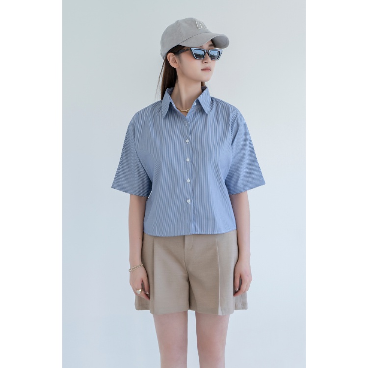 Quần đùi nữ kiểu dáng xếp ly độc lạ thanh lịch BEATRIX SHORT