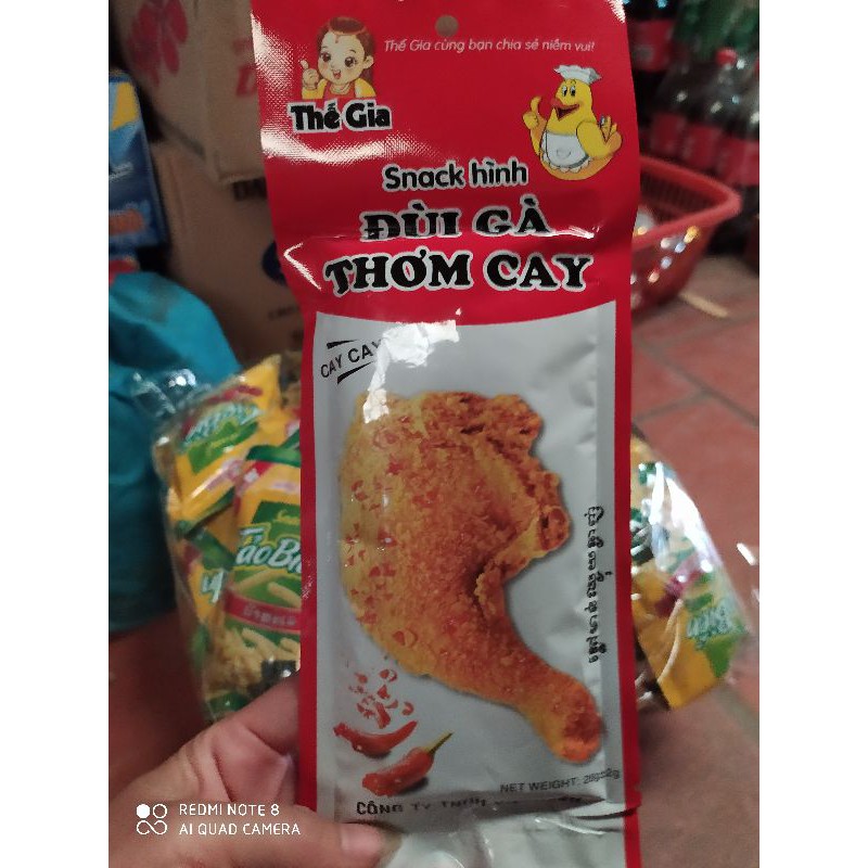 Combo 12 gói snack hình đùi gà thơm cay