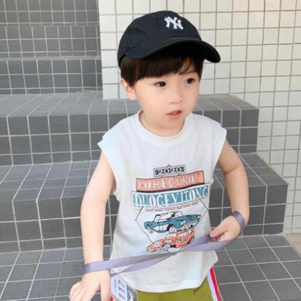 IAT24 Size90-130 (9-27kg) Áo thun XILIBA cho bé trai, cotton 100% Freeship Hàng Quảng Châu Thời trang trẻ em
