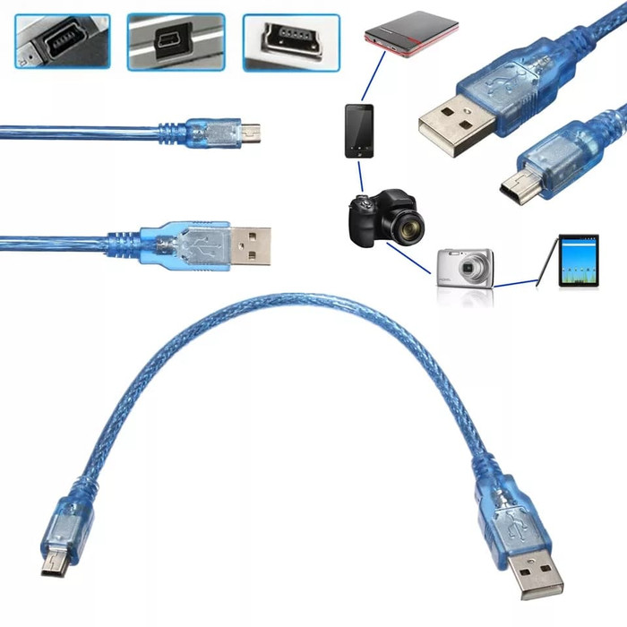 Dây Cáp Dữ Liệu Usb Mini Dài 100cm 1m 5pin Cho Arduino Nano