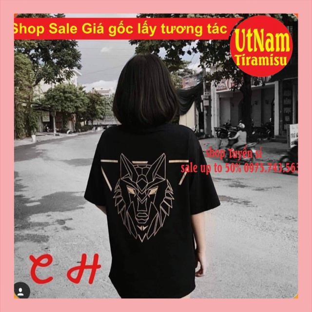 [SALE GIÁ GỐC] Áo phông sói cực cá tính C kiểu dáng unisexFreesize 55kgphong cách Hàn Quốc