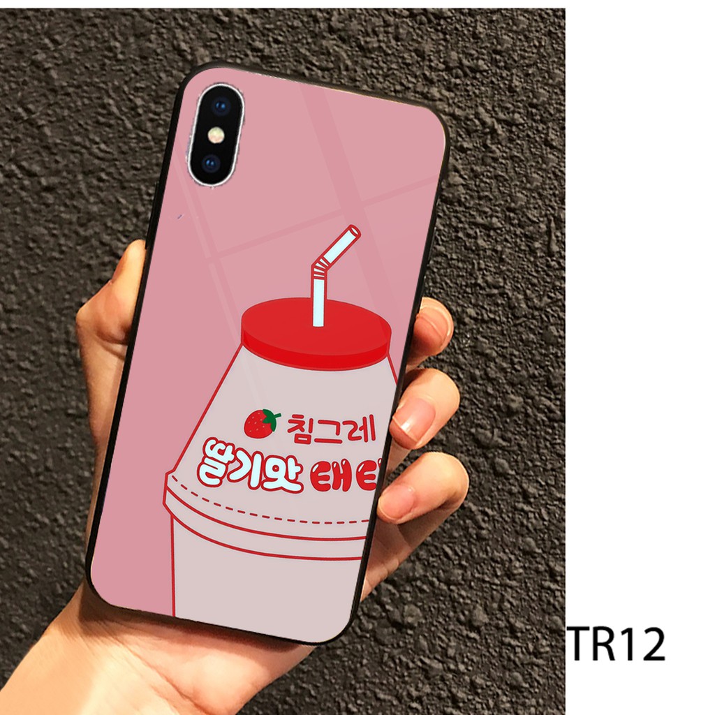 Ốp lưng điện thoại iphone 6/6s / iphone 7/8 / iphone 6/6s plus / iphone 7/8 plus / iphone x/xs - in hình bình sữa chua