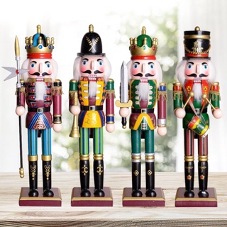 30 cm bằng gỗ nutcracker doll soldier cổ điển thủ công mỹ nghệ trang trí món quà giáng sinh trang trí nội thất nutcracker soldier
