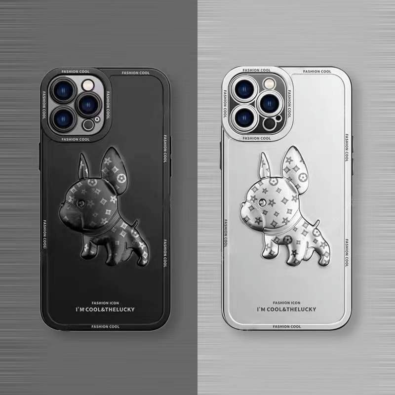 Ốp điện thoại in hình chó Bull 3D cho iPhone13Pro Max 13Pro 13 12ProMax 12Pro 12 11 Pro Max IX Xs Max XR iPhone 7 8 Plus