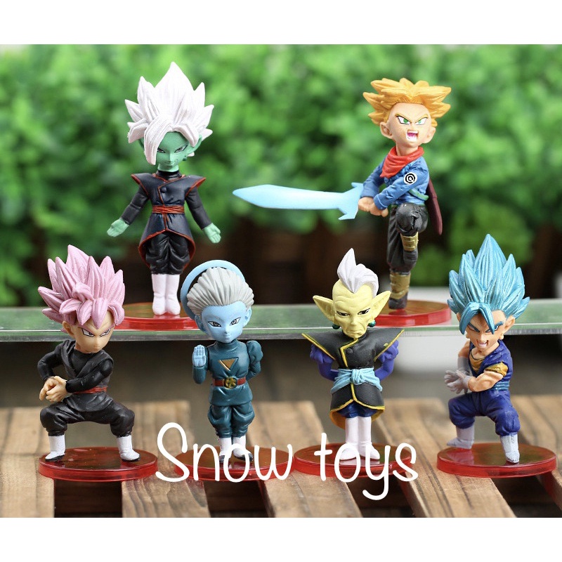 Mô hình Dragon ball Super - 18 mẫu WCF tự chọn - Goku Gohan Trunks Vegeta Zamasu Rose Black Zeno Vegeto Mai - Cao 8cm