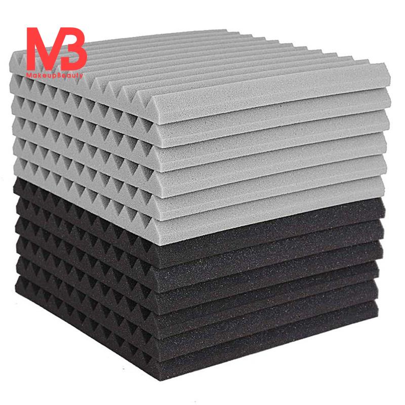 12 Chiếc Acoustic Foam Board, Studio Wedge Tile, Acoustic Foam Cách Âm Pyramid Studio Treatment Wall