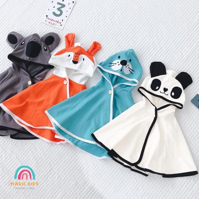 [Mã KIDGT99K giảm 15% đơn 99K] Áo choàng phối mũ hình thú đáng yêu cho bé AO20012 - MAGICKIDS | WebRaoVat - webraovat.net.vn