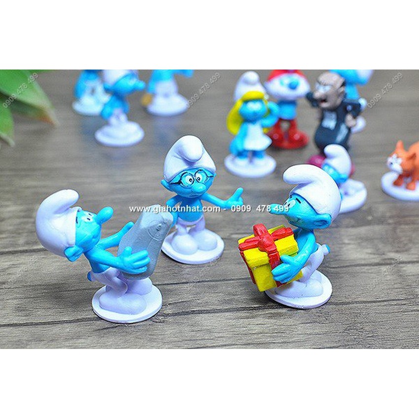 Bộ 12 Nhân Vật Xì Trum Và Phù Thủy Garmen - 7905