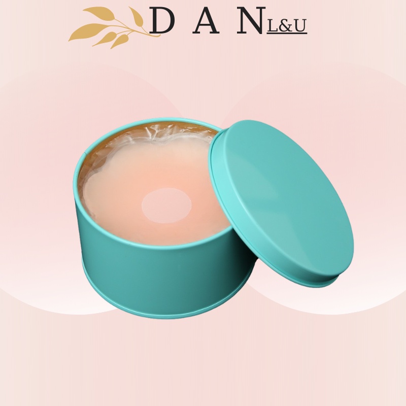 Miếng Dán Ti Silicon Sử Dụng Nhiều Lần Hộp Xanh 5 Cặp Nhũ Hoa Tàng Hình Siêu Dính DAN L&amp;U 999
