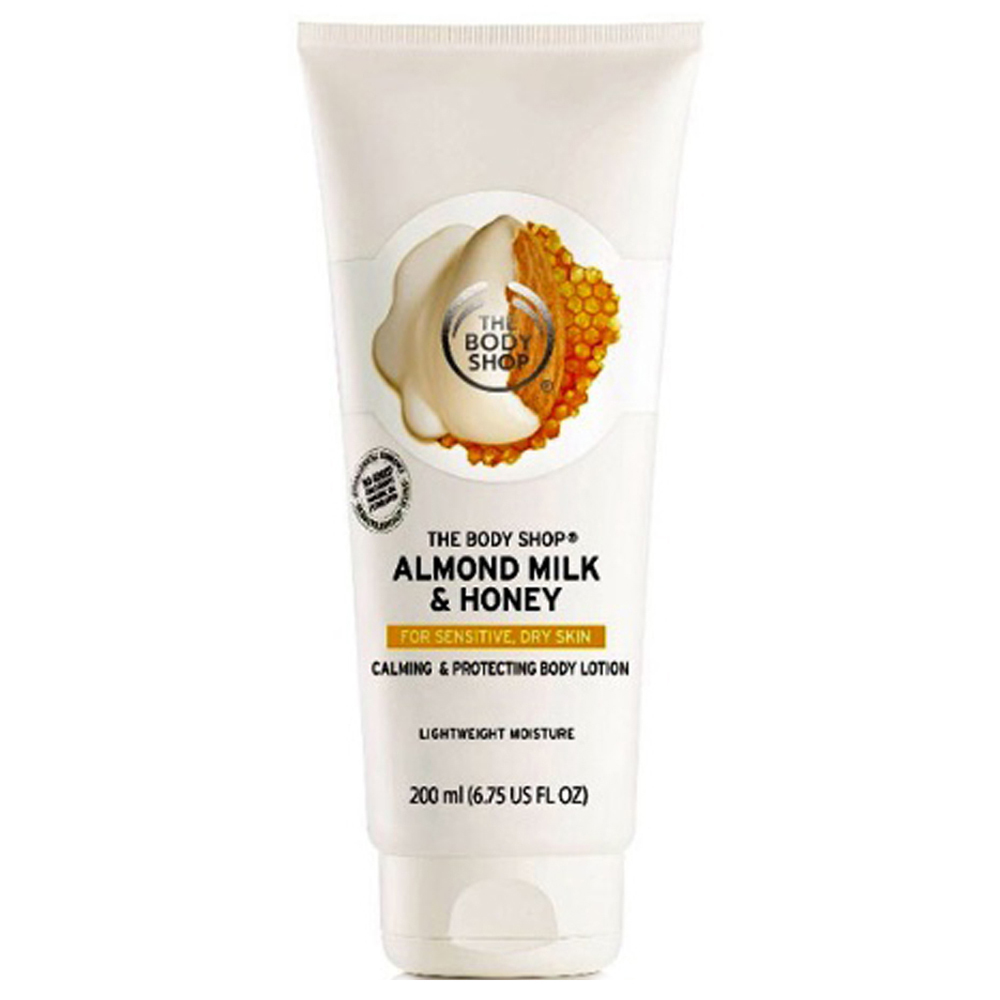 THE BODY SHOP (Hàng Mới Về) 1 Lotion Sữa Hạnh Nhân 200ml Giúp Làm Dịu Và Bảo Vệ Làn Da